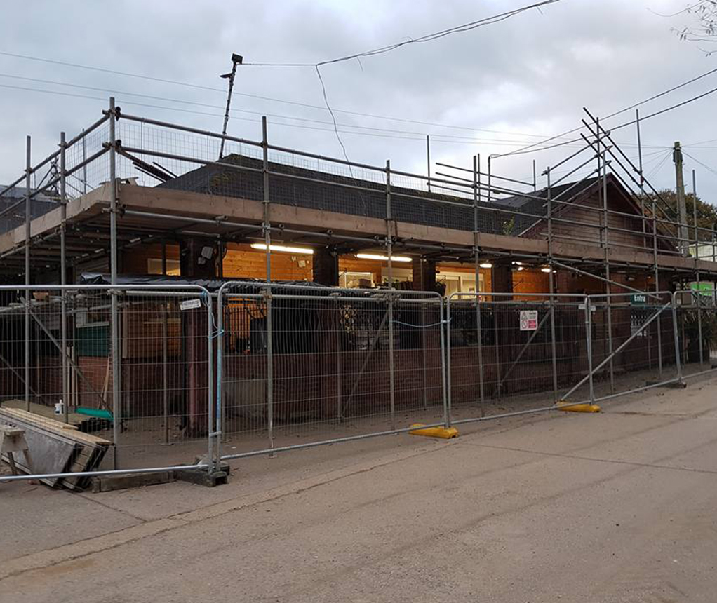 Commercial scaffolding in Staffordshire